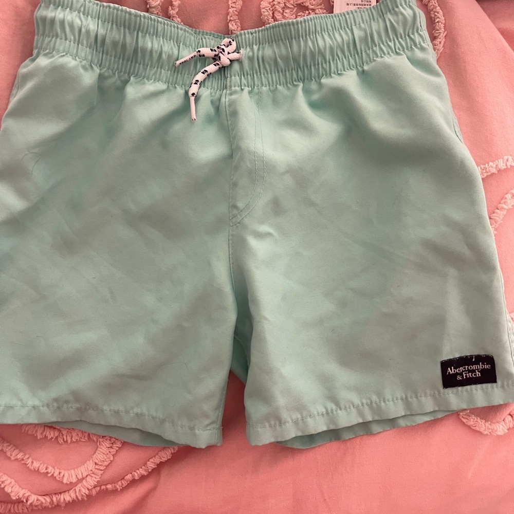 Abercrombie Kids Light Blue Swim Trunks